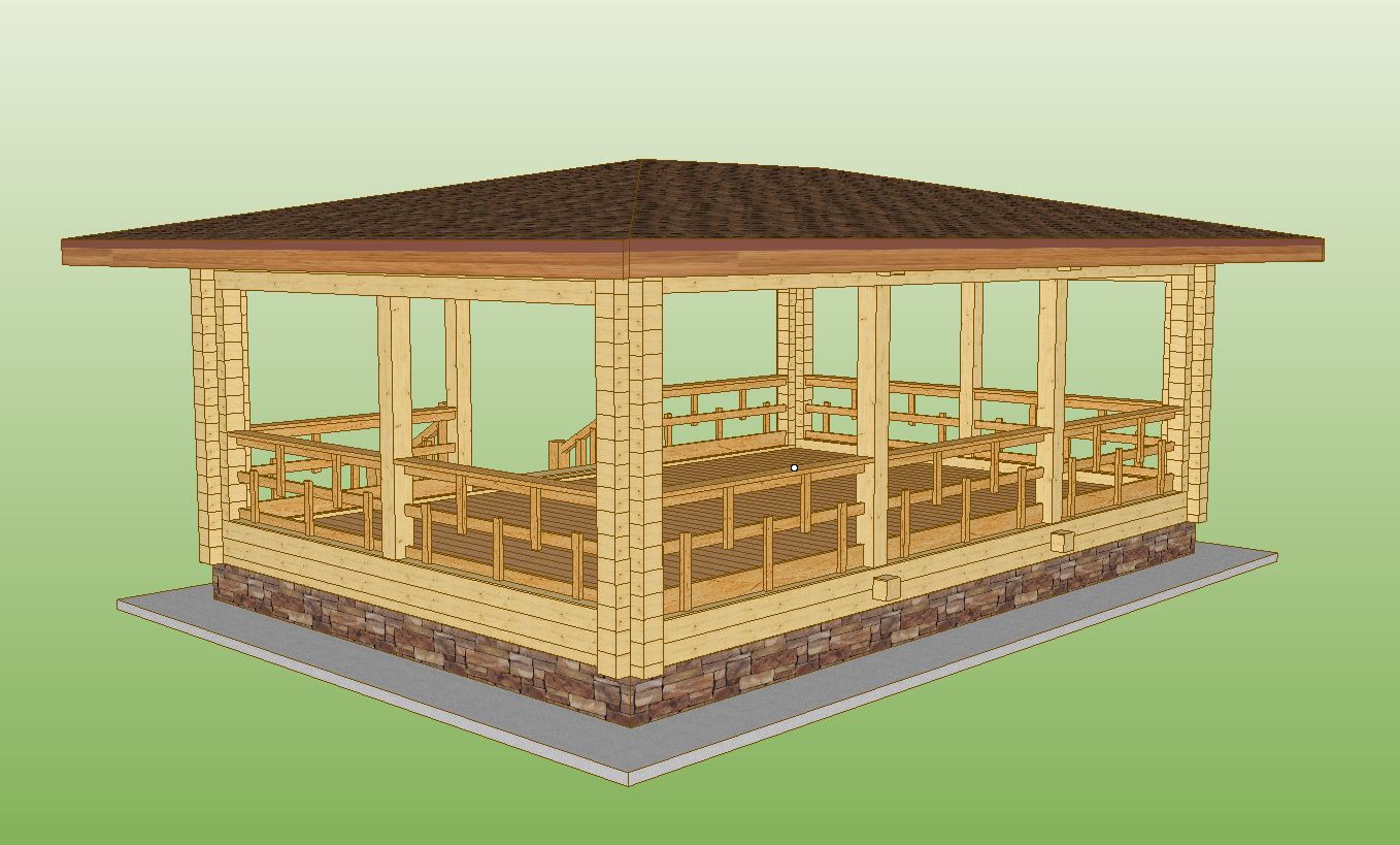 Создать проект беседки 3д онлайн самостоятельно бесплатно